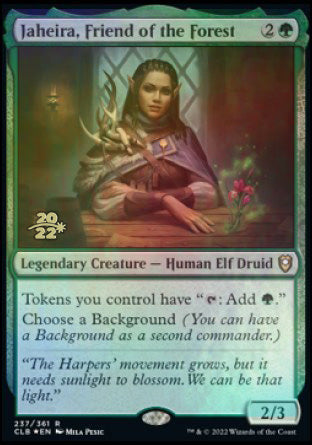 Jaheira, Friend of the Forest [Commander Legends: Battle for Baldur's Gate Prerelease Promos] | Boutique FDB TCG