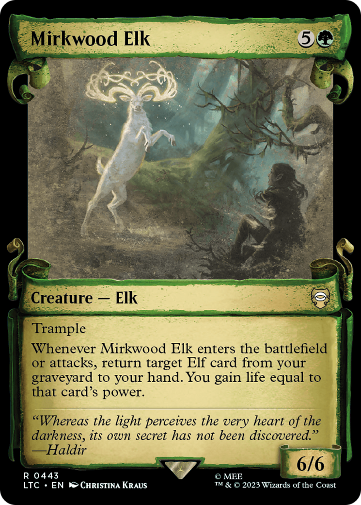 Mirkwood Elk [The Lord of the Rings: Tales of Middle-Earth Commander Showcase Scrolls] | Boutique FDB TCG