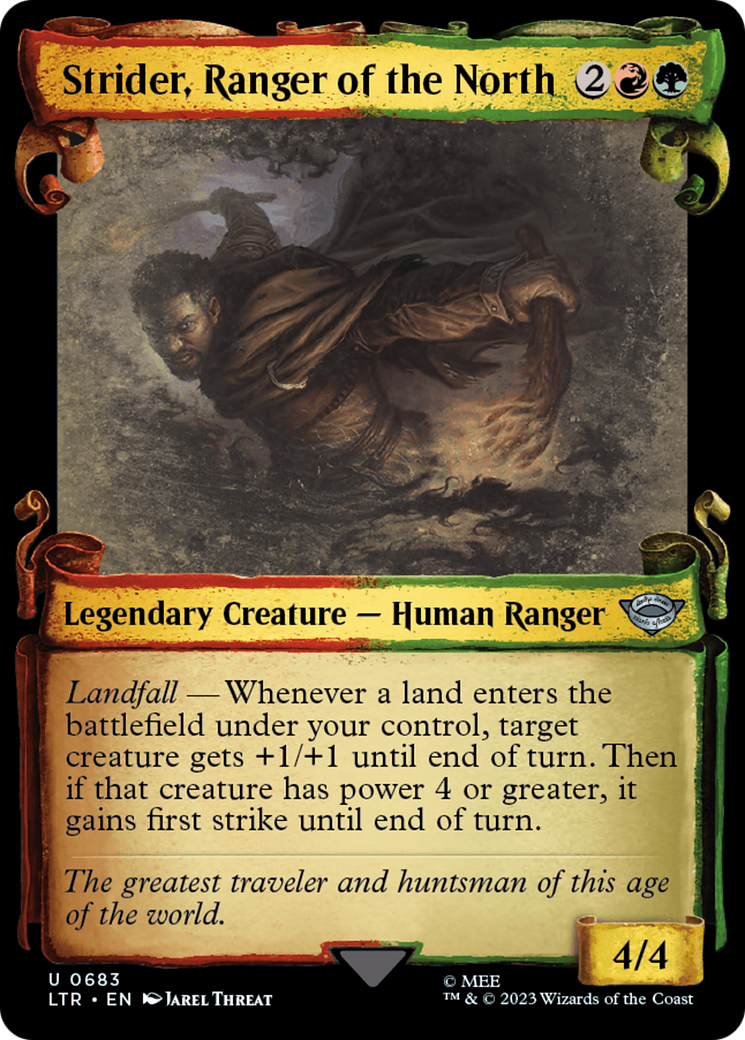 Strider, Ranger of the North [The Lord of the Rings: Tales of Middle-Earth Showcase Scrolls] | Boutique FDB TCG