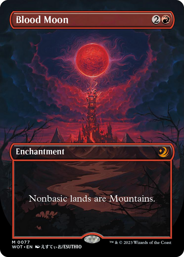 Blood Moon (Anime Borderless) [Wilds of Eldraine: Enchanting Tales] | Boutique FDB TCG