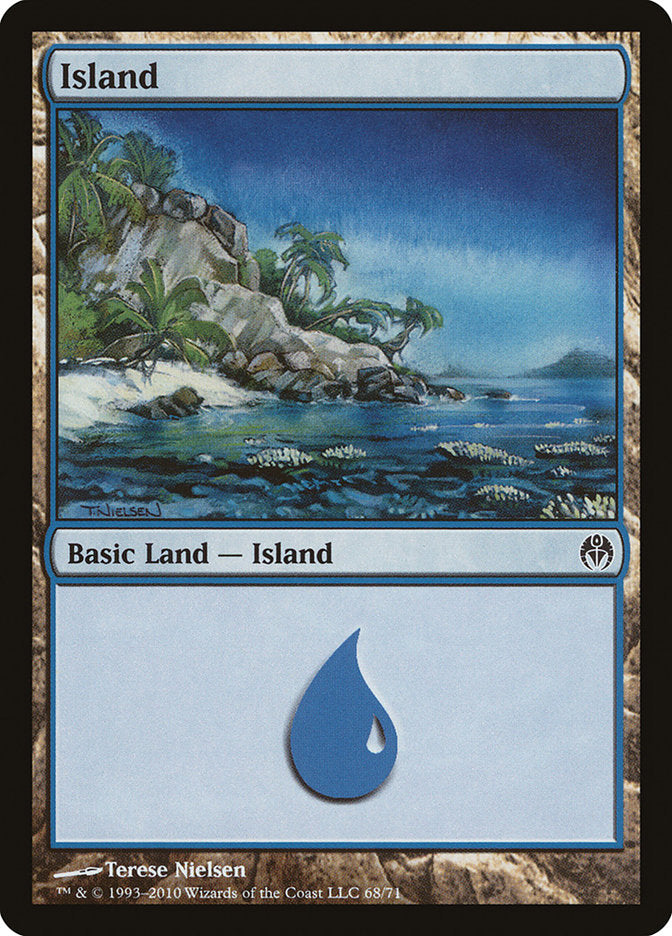 Island (68) [Duel Decks: Phyrexia vs. the Coalition] | Boutique FDB TCG