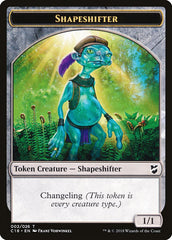 Zombie // Shapeshifter Double-Sided Token [Commander 2018 Tokens] | Boutique FDB TCG