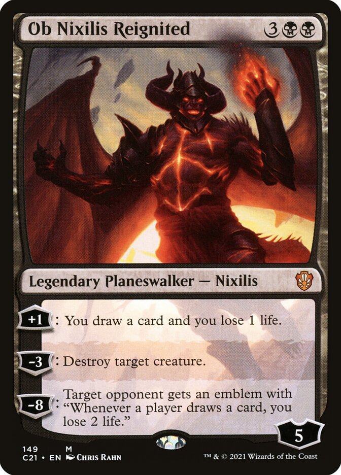 Ob Nixilis Reignited [Commander 2021] | Boutique FDB TCG