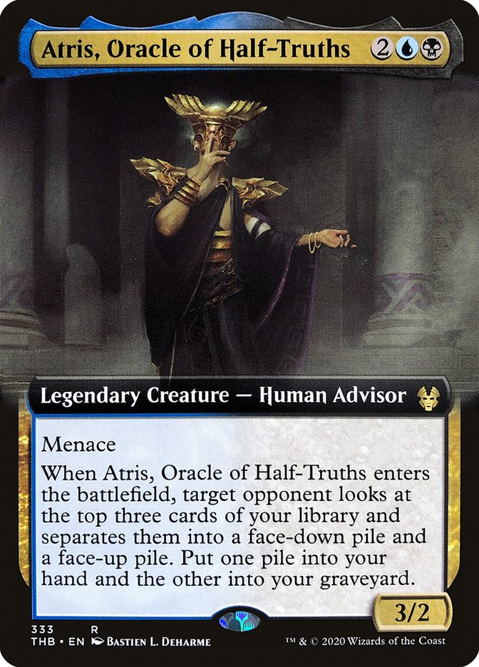 Atris, Oracle of Half-Truths (Extended Art) [Theros Beyond Death] | Boutique FDB TCG