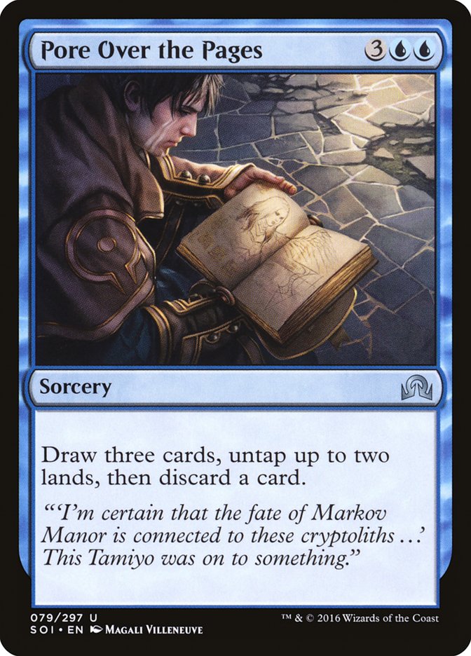 Pore Over the Pages [Shadows over Innistrad] | Boutique FDB TCG