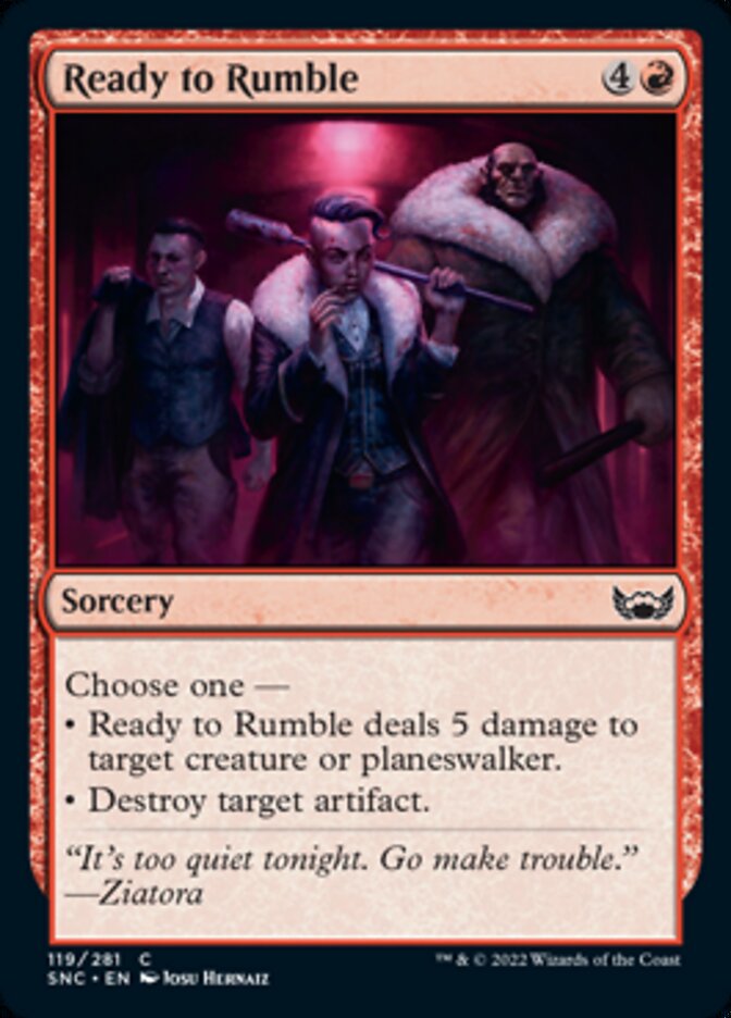 Ready to Rumble [Streets of New Capenna] | Boutique FDB TCG