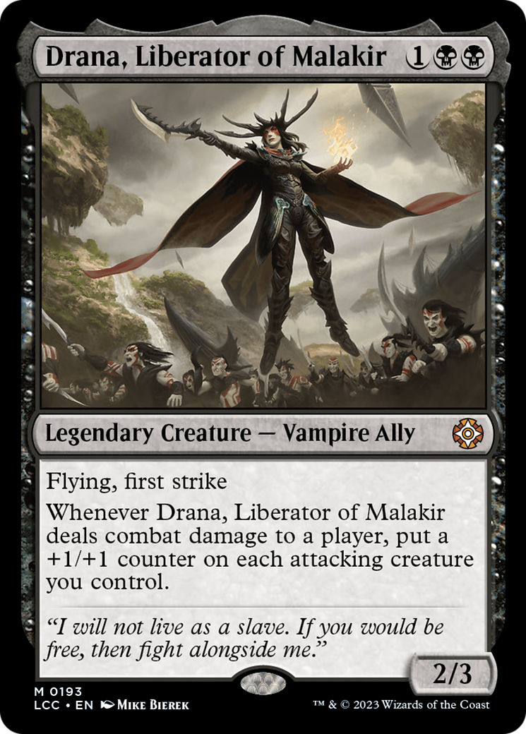 Drana, Liberator of Malakir [The Lost Caverns of Ixalan Commander] | Boutique FDB TCG