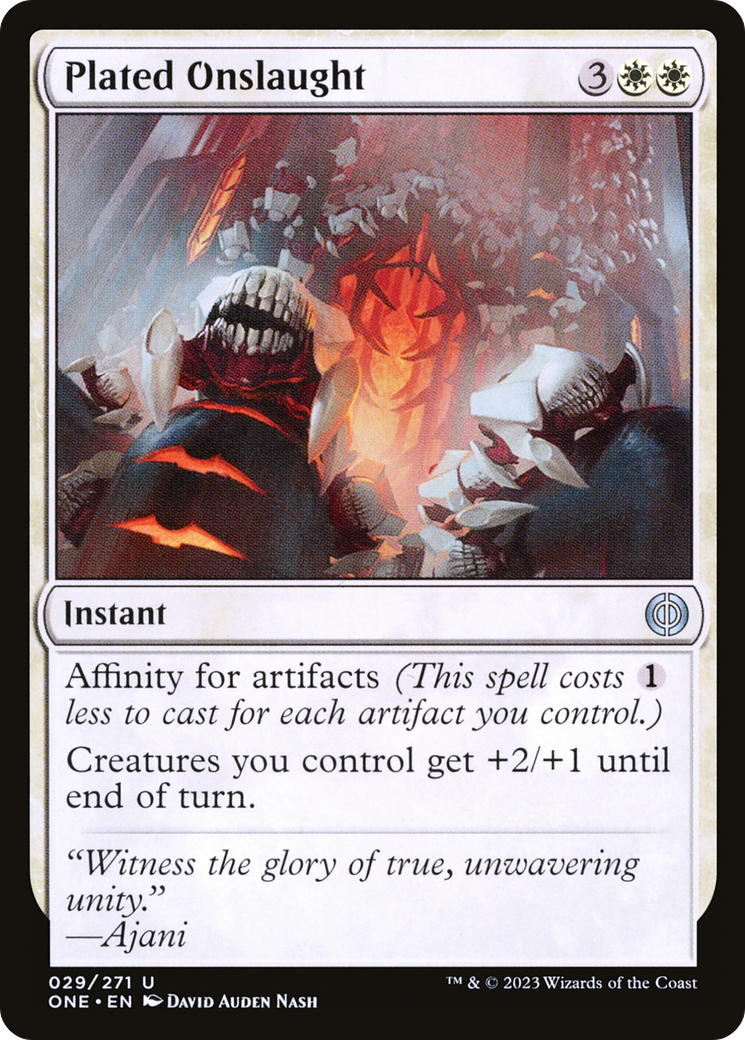 Plated Onslaught [Phyrexia: All Will Be One] | Boutique FDB TCG