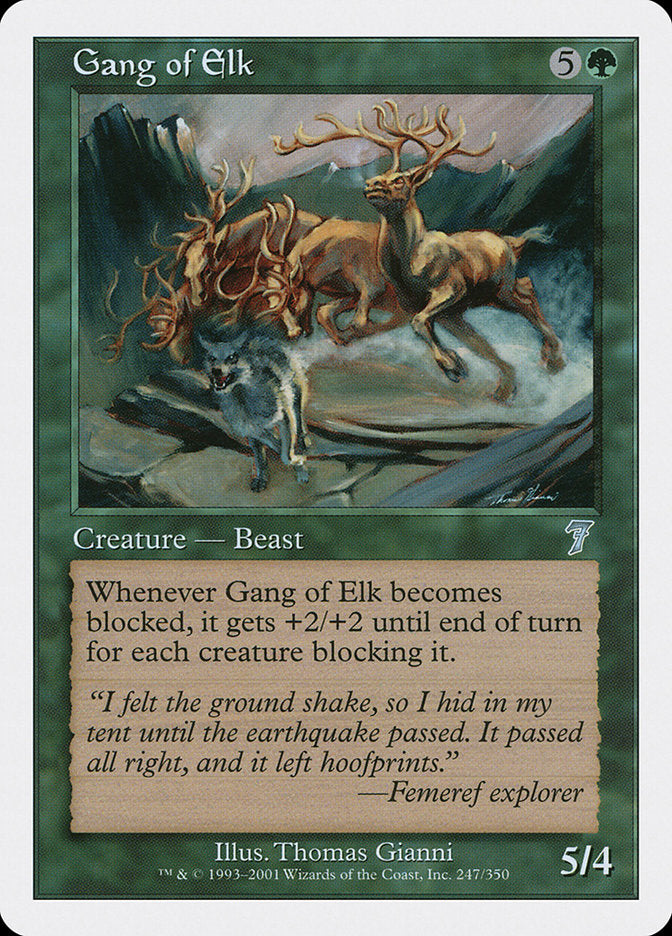 Gang of Elk [Seventh Edition] | Boutique FDB TCG