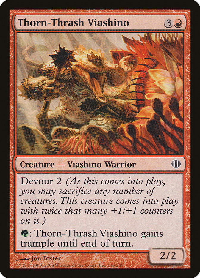 Thorn-Thrash Viashino [Shards of Alara] | Boutique FDB TCG
