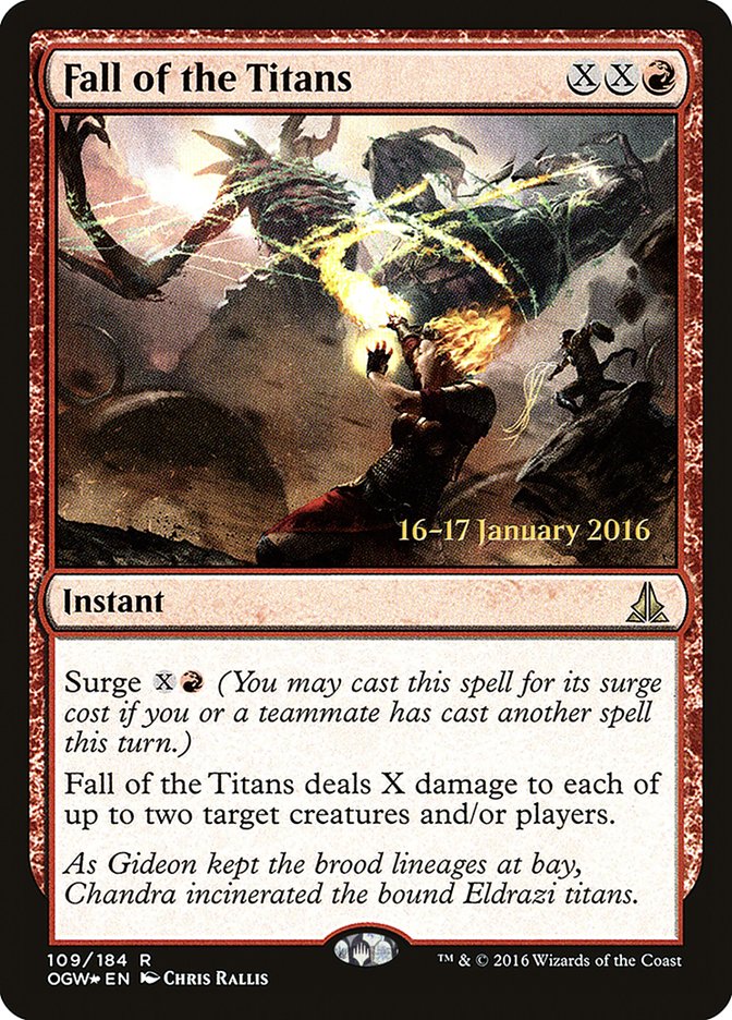 Fall of the Titans [Oath of the Gatewatch Prerelease Promos] | Boutique FDB TCG