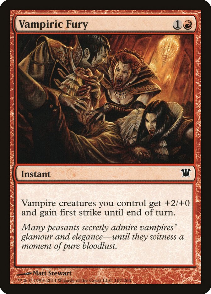 Vampiric Fury [Innistrad] | Boutique FDB TCG