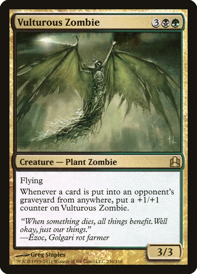 Vulturous Zombie [Commander 2011] | Boutique FDB TCG