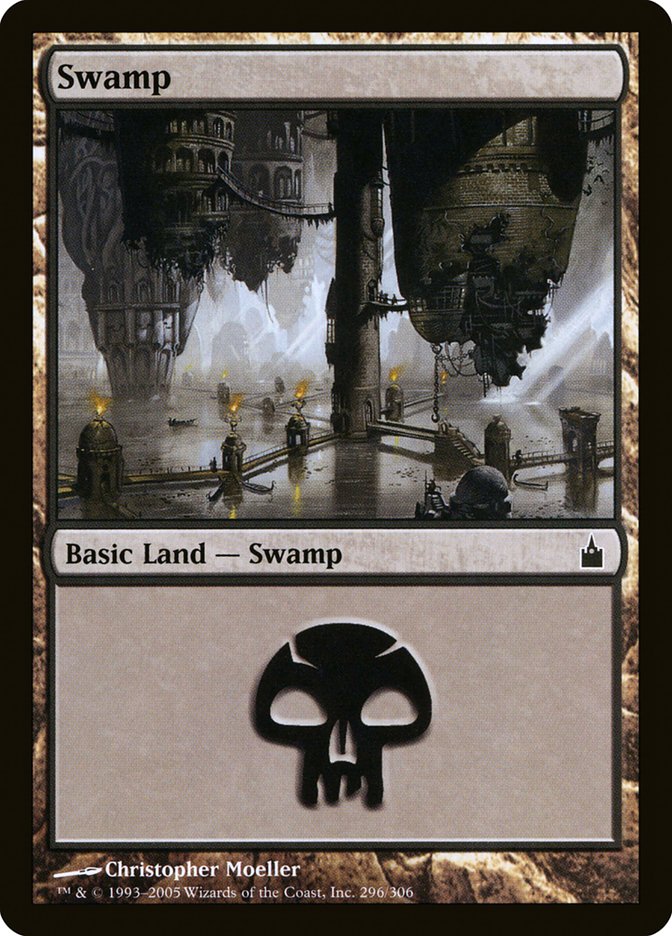 Swamp (296) [Ravnica: City of Guilds] | Boutique FDB TCG