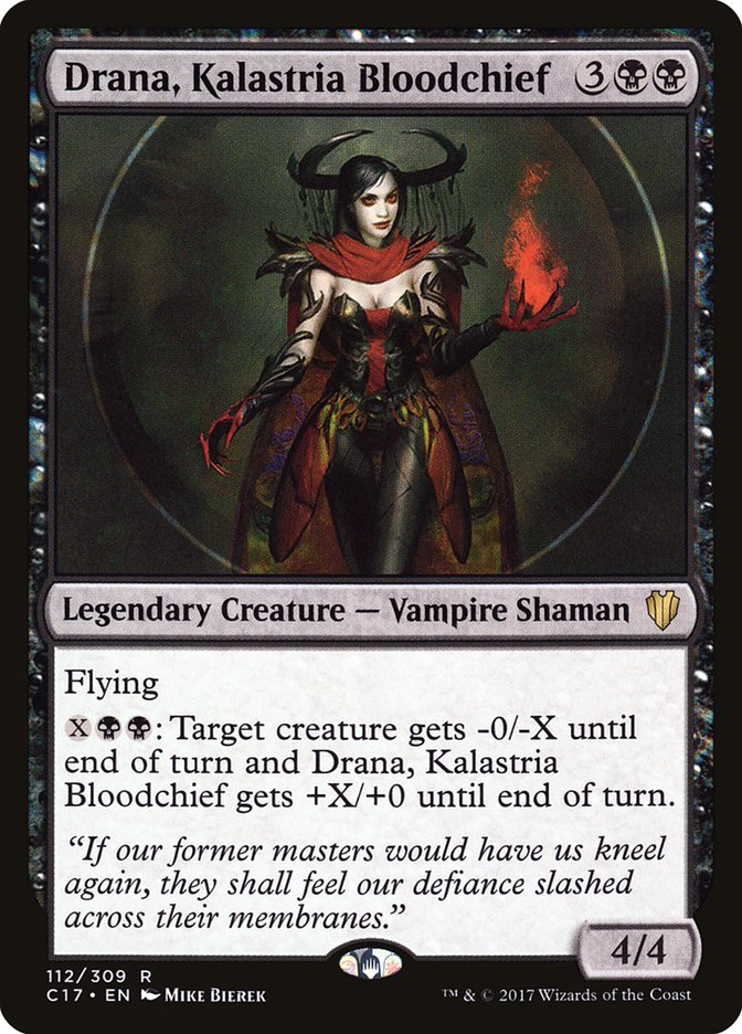 Drana, Kalastria Bloodchief [Commander 2017] | Boutique FDB TCG