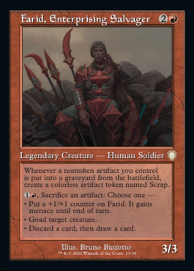 Farid, Enterprising Salvager (Retro) [The Brothers' War Commander] | Boutique FDB TCG