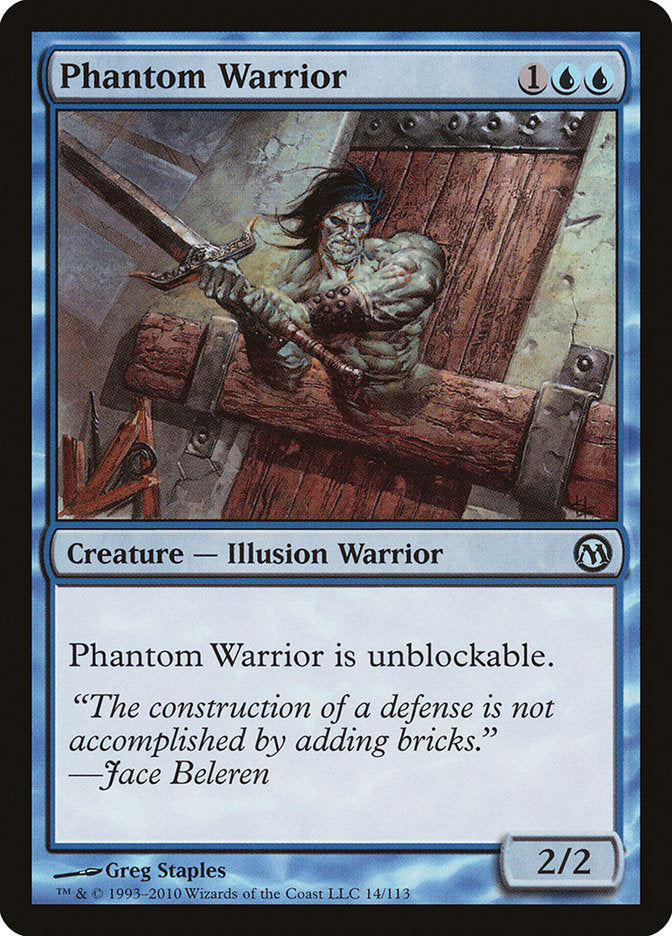 Phantom Warrior [Duels of the Planeswalkers] | Boutique FDB TCG