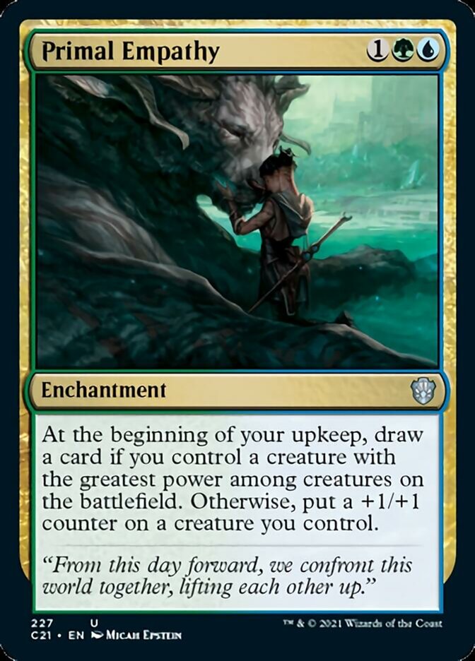 Primal Empathy [Commander 2021] | Boutique FDB TCG