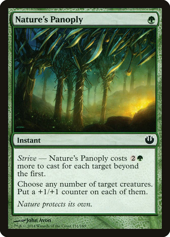 Nature's Panoply [Journey into Nyx] | Boutique FDB TCG