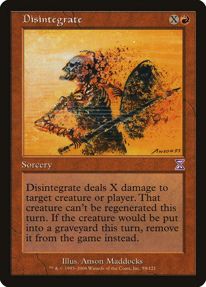Disintegrate [Time Spiral Timeshifted] | Boutique FDB TCG