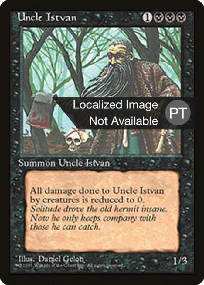 Uncle Istvan [Fourth Edition (Foreign Black Border)] | Boutique FDB TCG