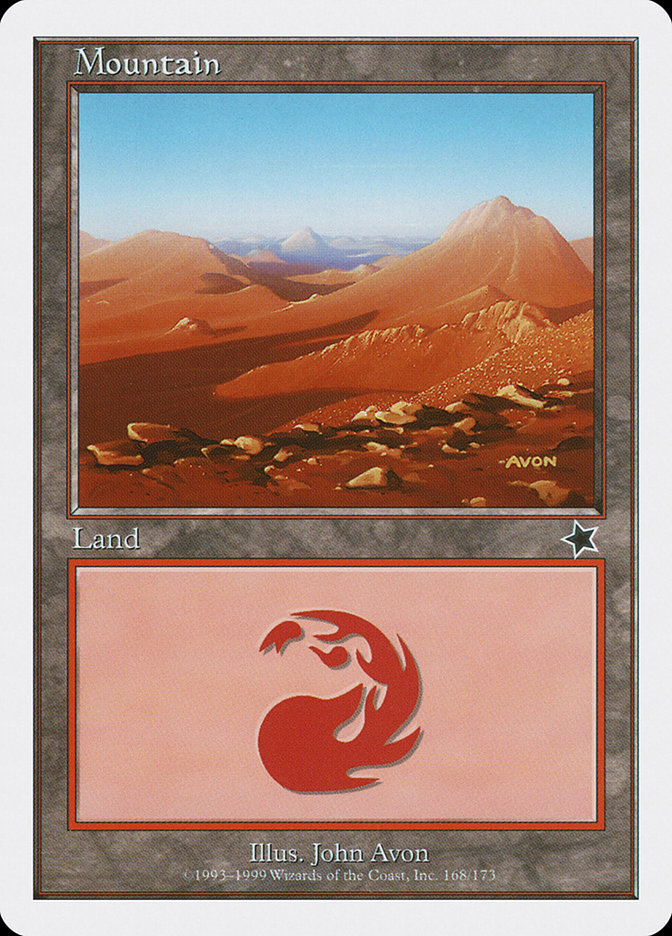 Mountain (168) [Starter 1999] | Boutique FDB TCG