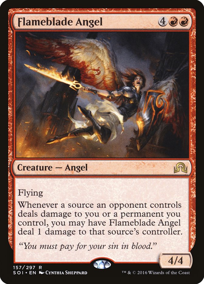 Flameblade Angel [Shadows over Innistrad] | Boutique FDB TCG