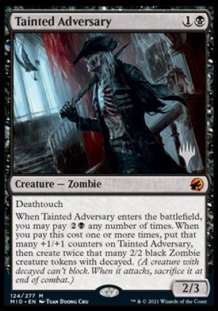 Tainted Adversary (Promo Pack) [Innistrad: Midnight Hunt Promos] | Boutique FDB TCG