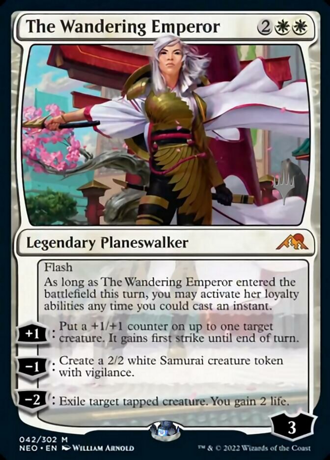 The Wandering Emperor (Promo Pack) [Kamigawa: Neon Dynasty Promos] | Boutique FDB TCG