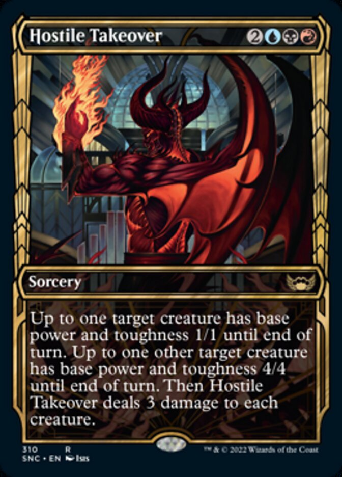 Hostile Takeover (Showcase Golden Age) [Streets of New Capenna] | Boutique FDB TCG