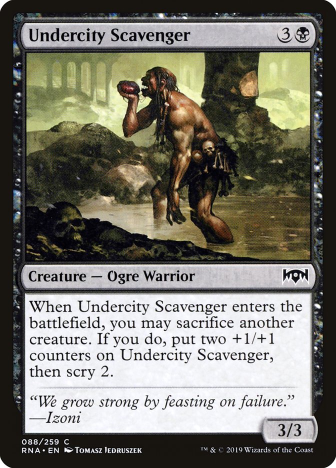 Undercity Scavenger [Ravnica Allegiance] | Boutique FDB TCG