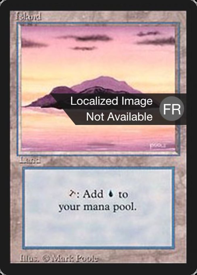 Island (A) [Foreign Black Border] | Boutique FDB TCG