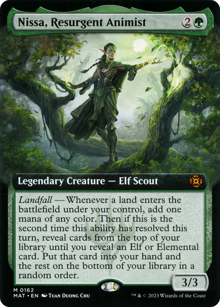Nissa, Resurgent Animist (Extended Art) [March of the Machine: The Aftermath] | Boutique FDB TCG