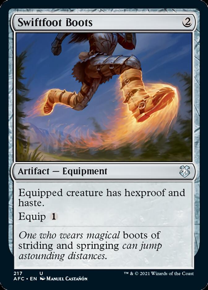 Swiftfoot Boots [Dungeons & Dragons: Adventures in the Forgotten Realms Commander] | Boutique FDB TCG