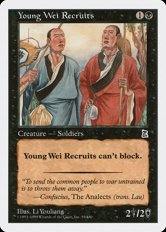 Young Wei Recruits [Portal Three Kingdoms] | Boutique FDB TCG
