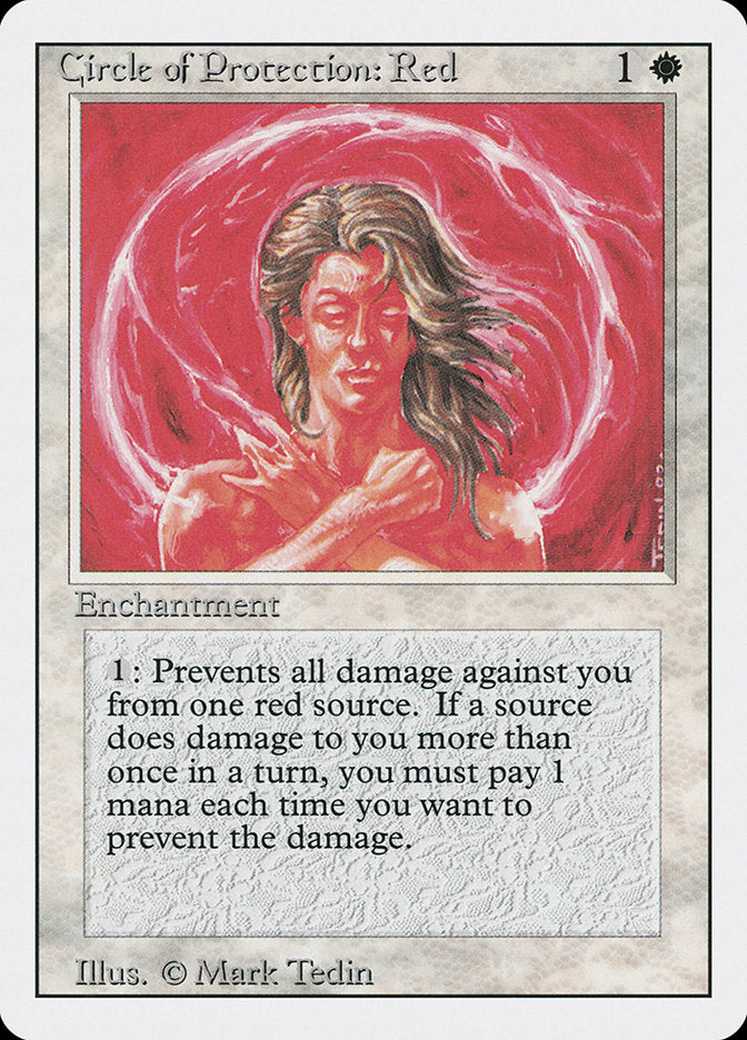 Circle of Protection: Red [Revised Edition] | Boutique FDB TCG
