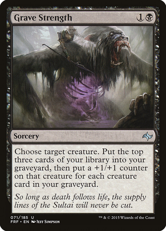 Grave Strength [Fate Reforged] | Boutique FDB TCG