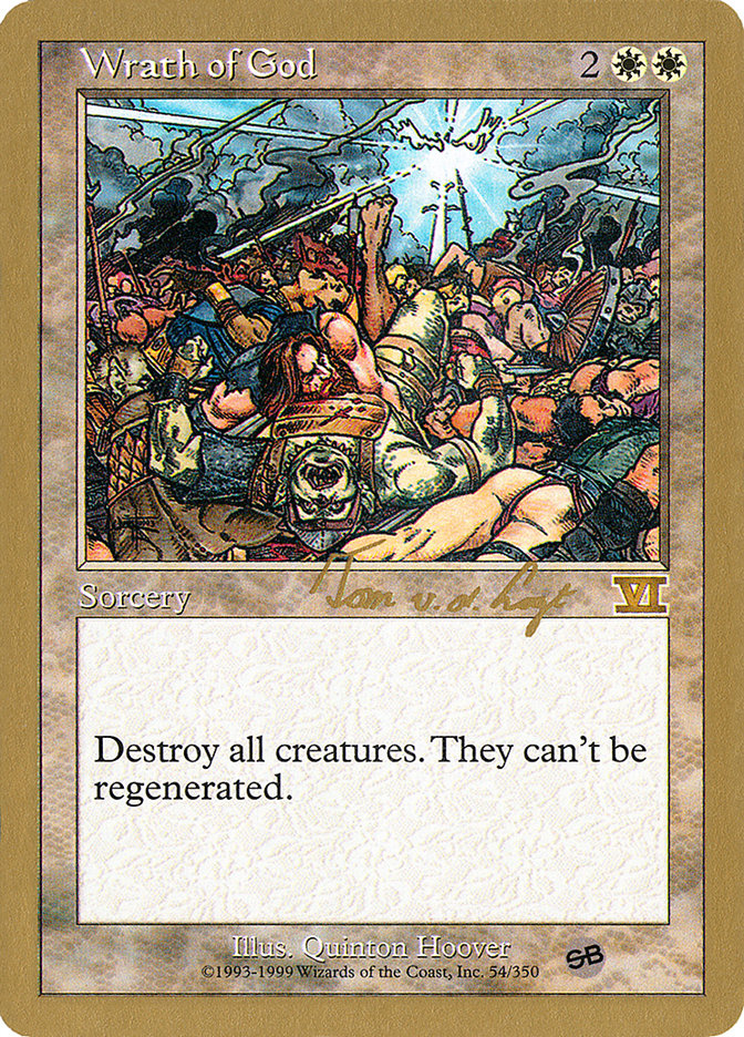 Wrath of God (Tom van de Logt) (SB) [World Championship Decks 2000] | Boutique FDB TCG