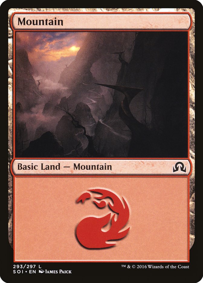 Mountain (293) [Shadows over Innistrad] | Boutique FDB TCG