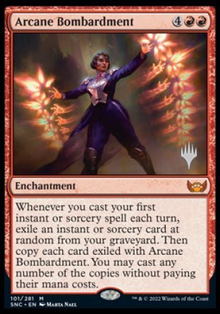 Arcane Bombardment (Promo Pack) [Streets of New Capenna Promos] | Boutique FDB TCG