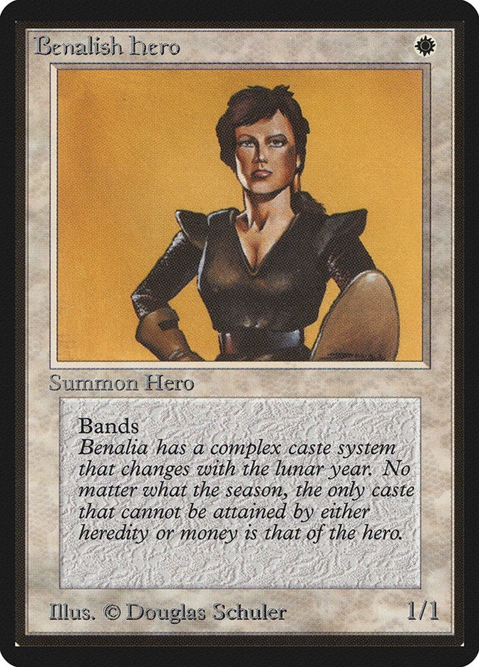 Benalish Hero [Beta Edition] | Boutique FDB TCG