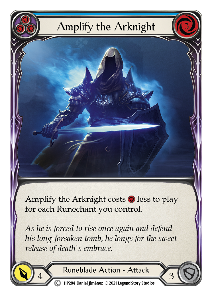 Amplify the Arknight (Blue) [1HP284] (History Pack 1) | Boutique FDB TCG