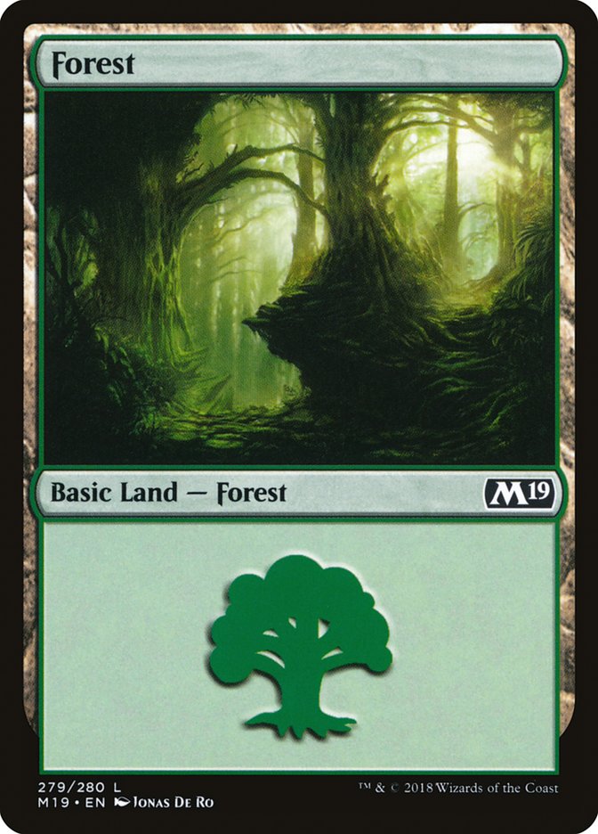 Forest (279) [Core Set 2019] | Boutique FDB TCG