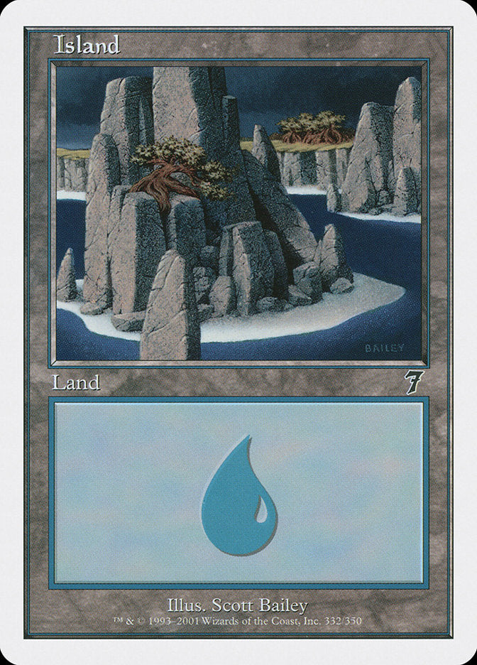 Island (332) [Seventh Edition] | Boutique FDB TCG