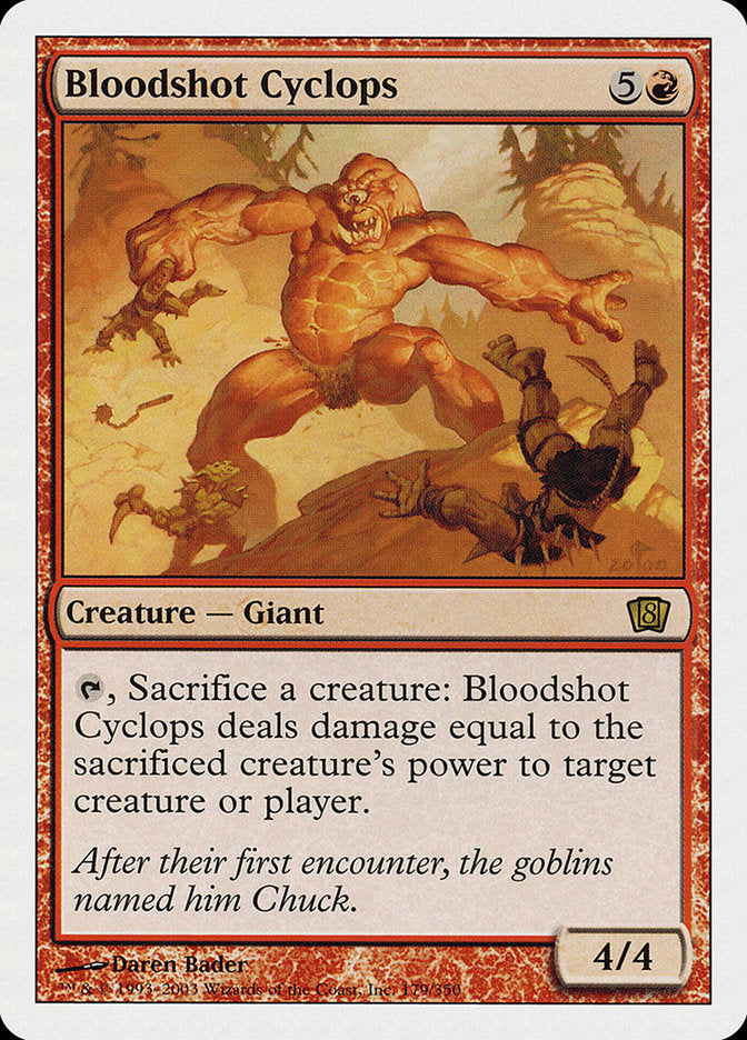 Bloodshot Cyclops [Eighth Edition] | Boutique FDB TCG