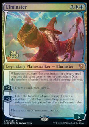 Elminster [Commander Legends: Battle for Baldur's Gate Prerelease Promos] | Boutique FDB TCG