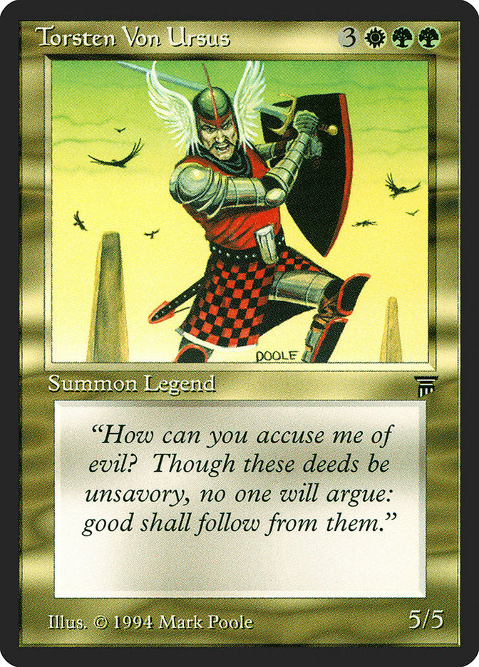 Torsten Von Ursus [Legends] | Boutique FDB TCG