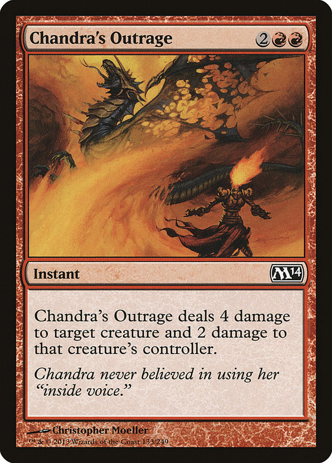 Chandra's Outrage [Magic 2014] | Boutique FDB TCG