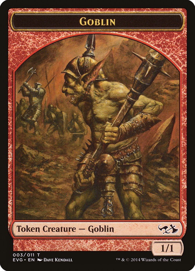 Goblin Token (Elves vs. Goblins) [Duel Decks Anthology Tokens] | Boutique FDB TCG