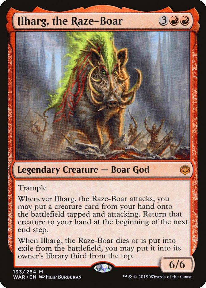 Ilharg, the Raze-Boar [War of the Spark] | Boutique FDB TCG